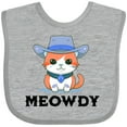 thumbnail image 3 of Inktastic Cowboy Cat Meowdy Boys or Girls Baby Bib, 3 of 4