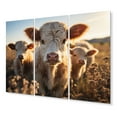 thumbnail image 2 of Designart "Gentle Cattle Family II" Animals Metal Wall Art Set, 2 of 5