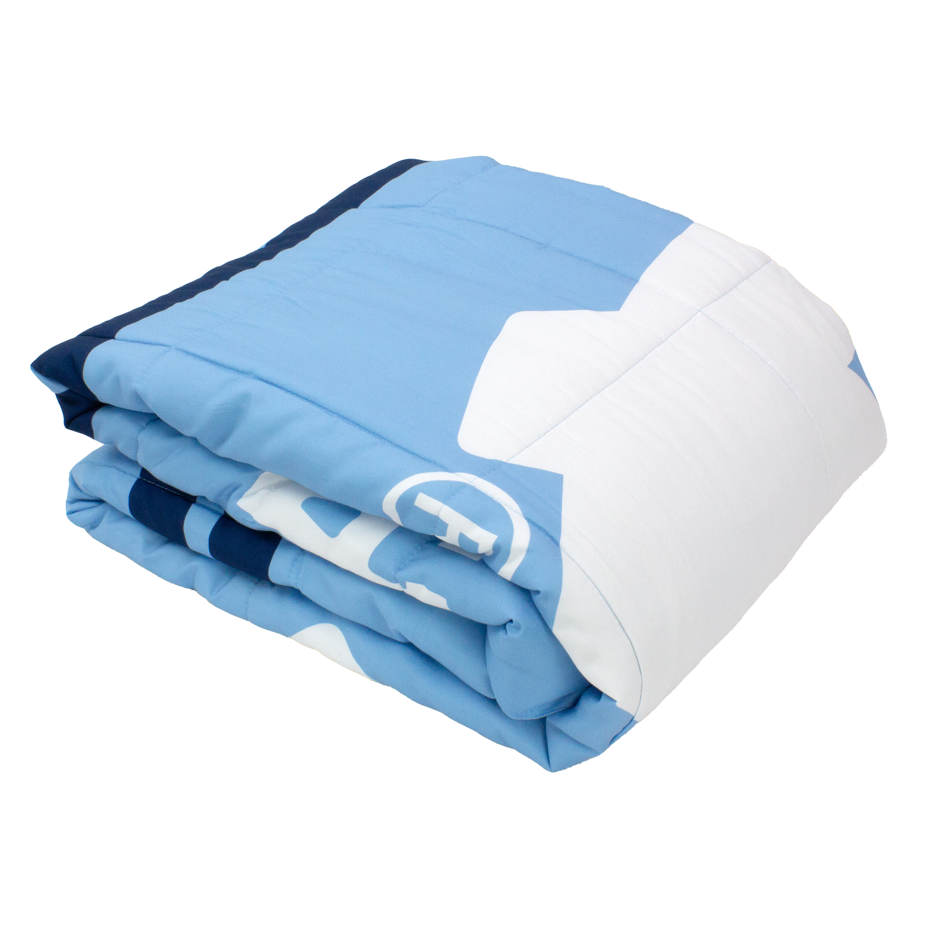 College Covers North Carolina Tar Heels Reversible Big Logo Soft and Colorful Comforter Twin