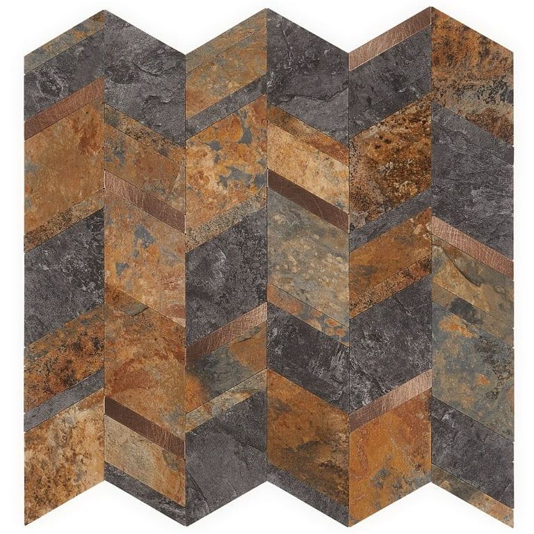 Bond Tile Easy Luxe Tether Slate 11.02 in. x 11.41 in. SPC Peel and Stick Tile (0.87 Sq. Ft. / Sheet) Bond Tile Easy Luxe Tether Slate 11.02 in. x 11.41 in. SPC Peel and Stick Tile (0.87 Sq. Ft. / Sheet)