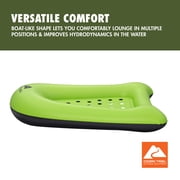 Ozark Trail Easy Float Inflatable Lounge, Green