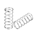 thumbnail image 3 of Compression Spring Wire Diameter 0.039", OD 0.63", Free Length 1.57" Elongated Steel Coil Spring 10pcs, 3 of 3