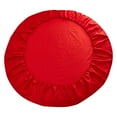 thumbnail image 2 of Four-Piece Set Four Pieces Beddings Cotton Solid Color Round Bed Sheet Red A, 2 of 9