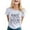 White, variant on OSOLU Auntie Is My Name Spoiling Is My Game Shirt For Women Funny Letter Print Tee Aunt Casual T-Shirt Short Sleeve Tee Tops Fashionable Dailywear