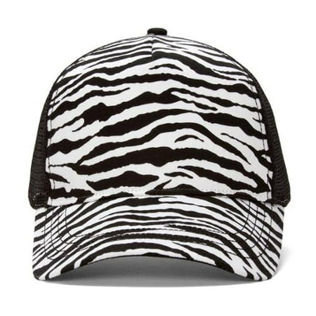 - Animal Print Fashion Trucker Cap