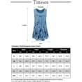 thumbnail image 6 of Borke Women's Sleeveless Chiffon Tank Top Double Layers Casual Blouse Tunic, 6 of 6
