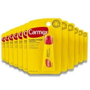 Carmex Classic Medicated Original Flavor Tubes .35 Oz. (Pack of 12)