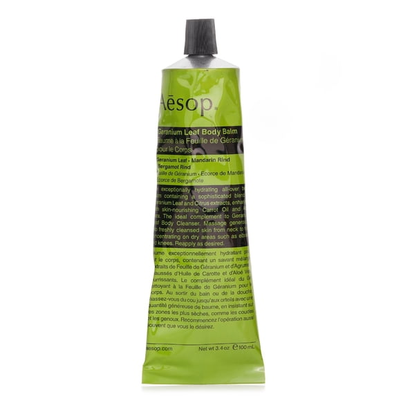 Bálsamo corporal Aesop Geranium Leaf, 100 ml, hidratante y revitalizante