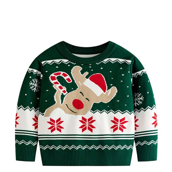 Kids Christmas Sweater, Stylish Holiday Attire for Parent-Child Matching