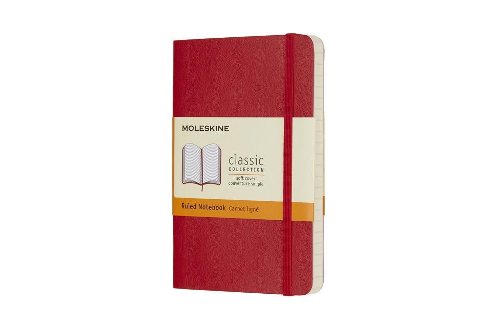 Moleskine Classic Notebook, Pocket, Ruled, Scarlet Red, Soft Cover (3.5 X 5.5) (Other)