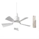 thumbnail image 1 of Ventilador de Techo Pequeño con Luz y Control Remoto, Ventilador de Techo con Rosca para Base E27, para Dormitorio y Cocina, 1 of 5