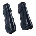 thumbnail image 2 of Horse Tendon Boots Set, Soft Elastic Neoprene Multifunction Horse Tendon Boots Toughness PU Shell  For Jumping Competition For Riding Navy Blue Front Legs, 2 of 8