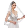 thumbnail image 2 of Bridal Veil Women\'s Simple Tulle Short Bachelorette Party Wedding Veil With Comb For Wedding Hen Party, 2 of 5