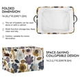 thumbnail image 2 of Yayeee Canvas Storage Basket with Handles for Shelves Fabric Bins Closet Organizer, Colorful Floral, 2 of 8