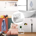thumbnail image 3 of Gancho de pared de acero inoxidable Brillar 6 piezas Gancho para toallas de baño montado en la pared, 3 of 5
