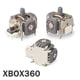 thumbnail image 1 of Palanca de control de potenciómetro, palanca de mando Original XBOX series PS4/PS5, interruptor con palanca de mando 3D pro/WIIU, 1 of 1