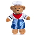 thumbnail image 1 of Oso de peluche HollyHome Chef con uniforme de chef de 40 cm, 1 of 9