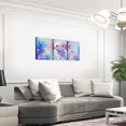 thumbnail image 3 of Hieng Boys Girls Cute Axolotl Canvas Wall Art for Living Room Bedroom Cartoon Salamander Picture Wall Decor Cherry Blossoms Wall Painting Posters Kids Kawaii Bathroom Wall Art Unframed, 3 of 6