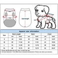 thumbnail image 2 of Pijamas de poliéster para mascotas, suéter cálido de invierno suave, ropa de mono para perros (gris L), 2 of 3