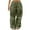 Army Green, variant on Ahdbta Women Cargo Pants Wide Leg Casual Baggy Parachute Pants Multi Pockets Quick Dry Lightweight Joggers Hiking Trousers
