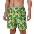 thumbnail image 2 of Gaeub Cartoon Koala Bear and Leaf Mens Swim Trunks Stretch Beach Shorts Quick Dry for Men Swim Shorts Swimwear with Pockets- Large, 2 of 9