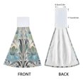 thumbnail image 3 of Yayeee Kitchen Hanging Hand Towels Set of 2 with Loop Bathroom Absorbent Tie Towel, Vibrant Abstract Design, 3 of 7