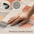 thumbnail image 6 of ODIKA 8'x10' Washable Area Rug Geometric Abstract Contemporary Distressed Motif Weathered Assorted for Dining Room, Large Office, Lounge, Non-Slip Chair-Friendly Mat, 6 of 7