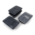 thumbnail image 3 of (3 pack) Mainstays 5-Pack Meal Prep Containers with 3 Compartments and Lids, BPA-Free, Leak-Resistant, Microwave and Dishwasher Safe, Made for Family Meals and Easy Serving, 3 of 11