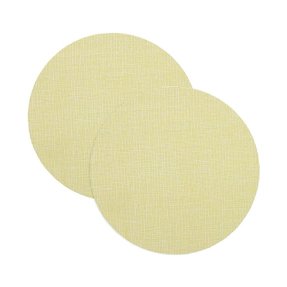 Uxcell 3" Round Lampshade Diffuser Anti-glare Lamp Cover for Softening Light Warm Yellow 2pcs