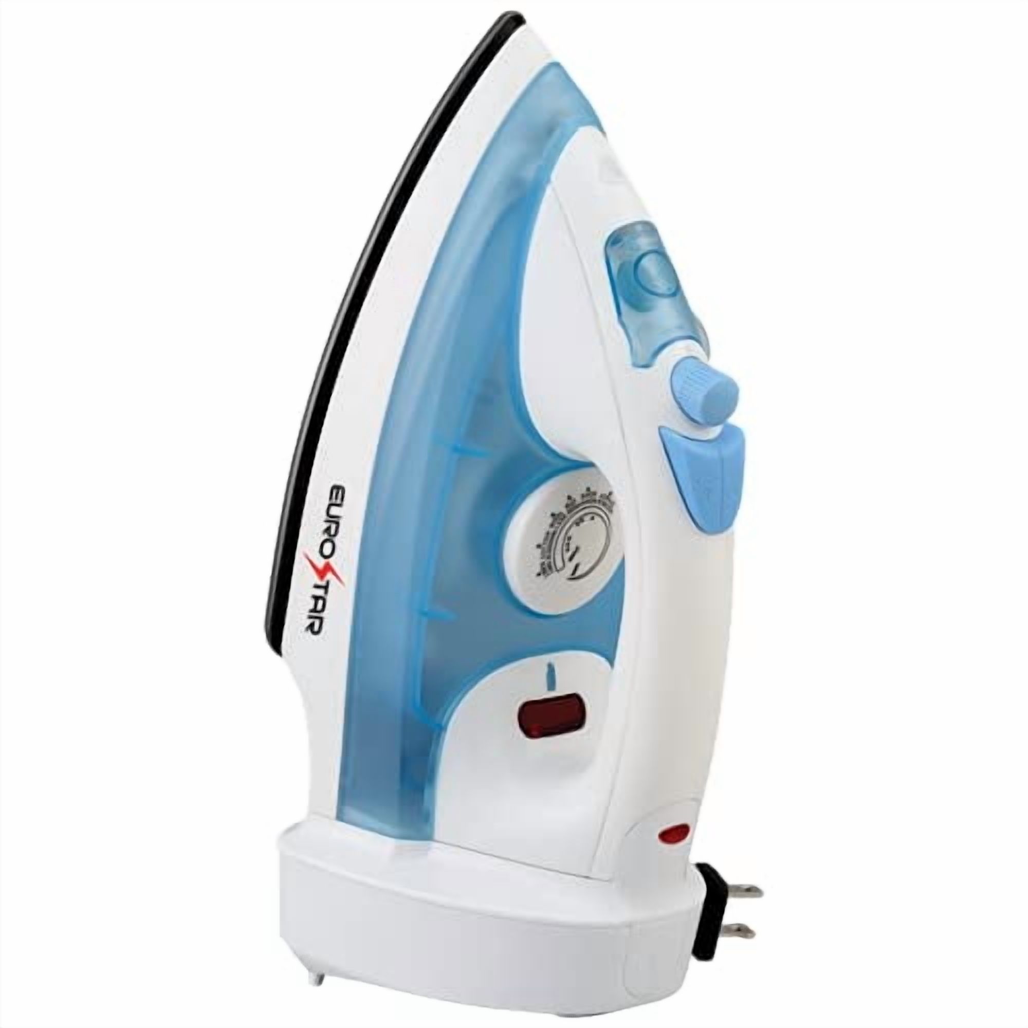 EUROSTAR IRC555XBL Spray, Steam Iron with Cord Reel With Auto Shut-Off, White