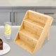 thumbnail image 2 of Estante para especias de cocina, soporte multifunción para especias de cocina, estante de almacenamiento de bambú de 3 niveles, 2 of 7
