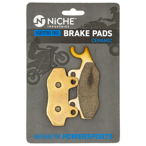 Niche Ceramic Front Left Brake Pad Set for Yamaha Rhino 450 UTV 519-KPA2332D