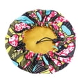 thumbnail image 2 of Yesbay Peacock Floral Breathable Adjustable Kids Night Sleep Bonnet Hair Care Hat Cap,Hair Care Hat, 2 of 8