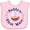 AD-Pink, variant on Inktastic Daddy's First Mate Boys or Girls Baby Bib
