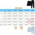 thumbnail image 2 of FAIWAD Thermal Underwear Sets for Women Lace V Neck Long Sleeve Tops with Pants Base Layer Sleepwear Homewear, 2 of 3