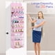 thumbnail image 3 of Organizador de zapatos MISSLO Over the Door, 20 pares, rosa, 3 of 7