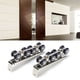 thumbnail image 3 of Polea resistente de 8 ruedas para riel de puerta, rueda colgante, accesorios de hardware para puertas corredizas de casa, 3 of 9