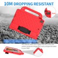 thumbnail image 3 of EVA Case for iPad 7th/8th/9th Generation, Portable Shockproof Cover with Bulit-in Stand & Pencil Holder & Hand/Shoulder Strap, 3 of 6