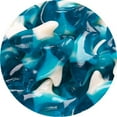 Grandys Candys Blue Gummi Sharks Blue Raspberry, Lemon-Lime and Cherry ...