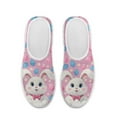 thumbnail image 2 of Psesaysky Easter Rabbits Casual Shoes for Ladies Girls Slip on Sneakers Light Comfortable Loafers Size 5.5-11.5, 2 of 7