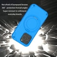 thumbnail image 5 of Allytechgroup EVA Case for iPhone 15 Pro Max with Stand, Support Wireless Charging Slim Phone Case with Kickstand for Kids Shockproof Protective Bumper for iPhone 15 Pro Max, Blue, 5 of 9