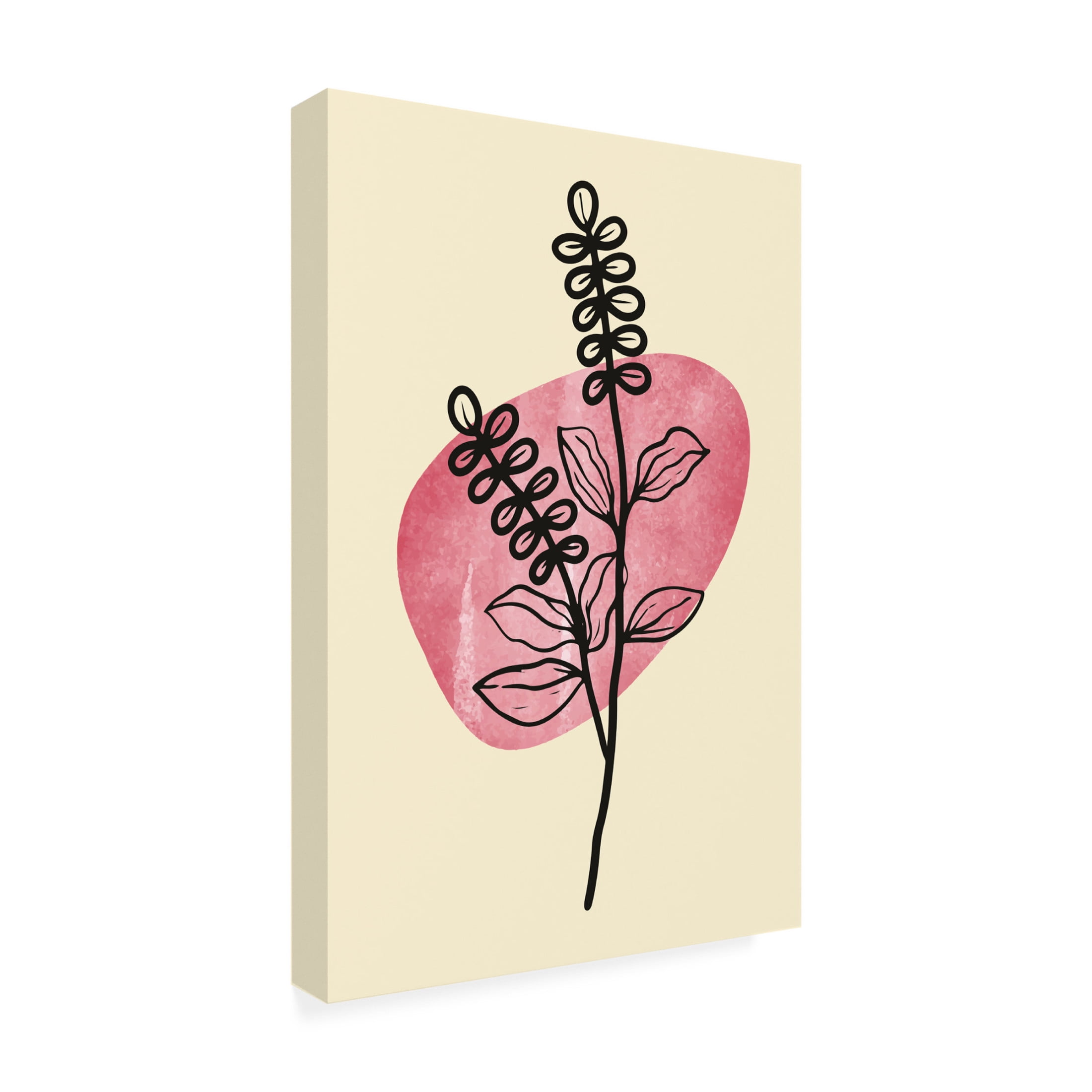Trademark Fine Art jay stanley  Minimal Flower Expression 2 Canvas Wall Art