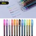 thumbnail image 4 of Gel Pen, 48 Colors Gel Pens Includes Glitter/ Neon/ Gouache/ Metal Pens Marking Highlighting Drawing for Students Coloring Books, 4 of 7