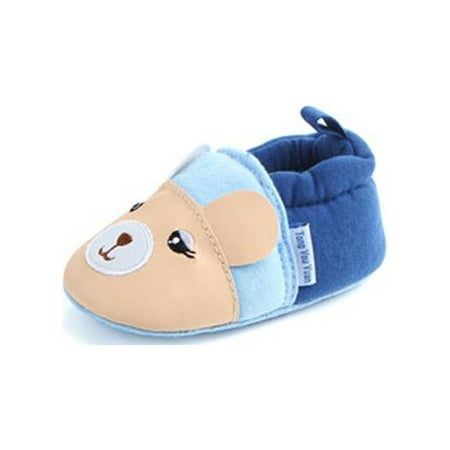 

Cute Animal Cartoon First Walker Non-slip Kid Baby Shoes Soft Sole Cotton Shallow Crib Shoes 3-11Y