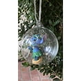 thumbnail image 2 of ASDF Disney Tots Tiny Ones Lilo & Stitch Hawaiian Stitch Custom PVC Figure in Globe 4" Holiday Christmas Tree Ornament 2pcs Detachable, 2 of 6