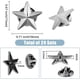 thumbnail image 2 of Insignias de estrella de aleación, broches, pines de condecoración militar, estrellas del Día de los Caídos de julio para mochilas y ropa, 2 of 9