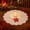 f, variant on Cififendec Christmas Embroidered Placemat, 11.81", Christmas Scalloped Edge Table Mat for Candle Centerpiece Arranging and Tabletop Decoration