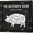 thumbnail image 1 of Metaverse Jennifer Pugh 'Butcher's Guide Pig' Canvas Art, 1 of 2