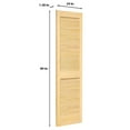 thumbnail image 6 of Kimberly Bay Louvered Solid Wood Unfinished Slab Standard Door, 6 of 10
