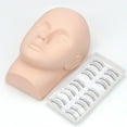 thumbnail image 4 of KAKOWELY Maniquí De Cosmetología Beige Para De Pestañas Con, 4 of 8